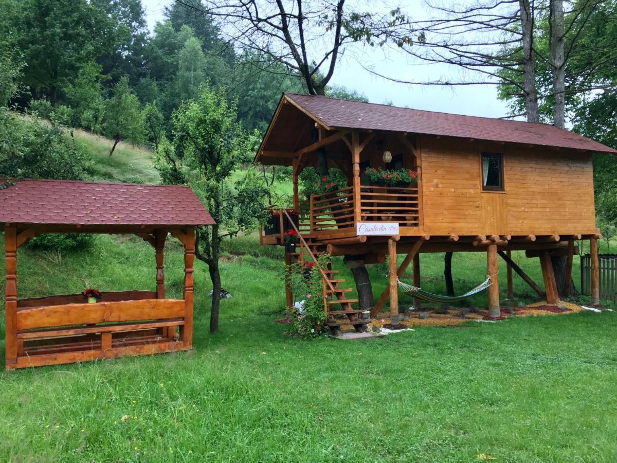 Complex Căsuțe Căsuța din cireș Moisei Villa Bagian luar foto