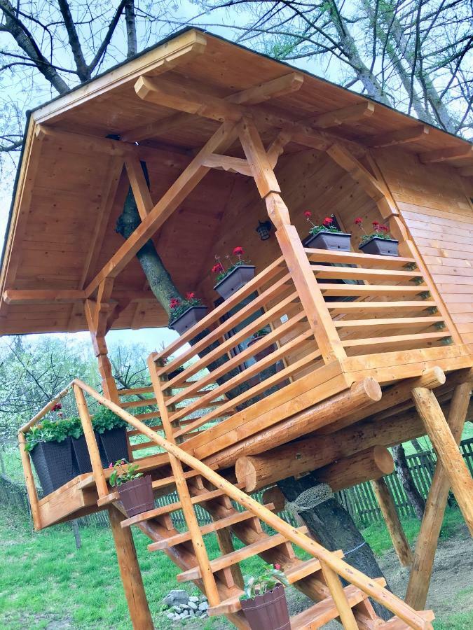 Complex Căsuțe Căsuța din cireș Moisei Villa Bagian luar foto